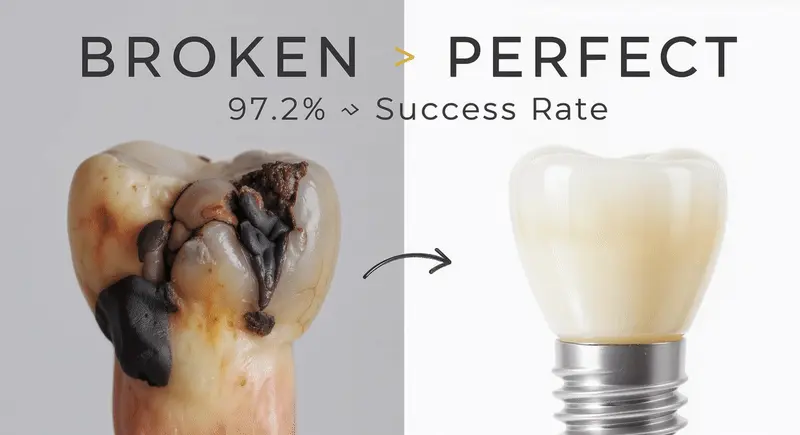 From Broken Tooth to Perfect Implant