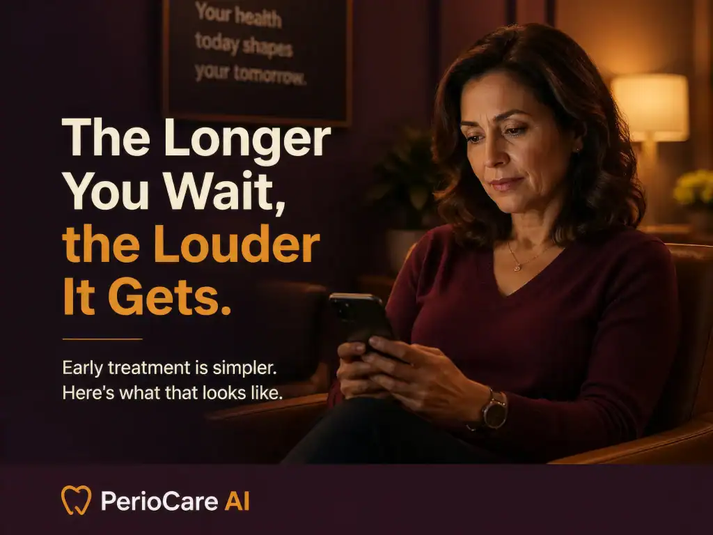 Persistent gum pain can indicate serious periodontal issues; early AI-driven diagnosis can improve t.