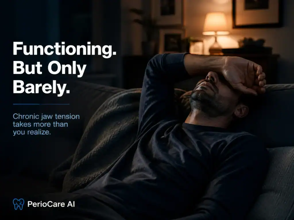 Unbearable TMJ pain and jaw tension requiring advanced dental care solutions.