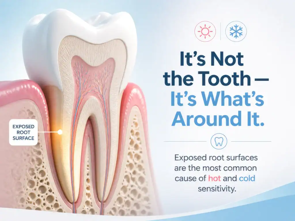 Dental infection causing swollen gums and fever, highlighting periodontal issues.