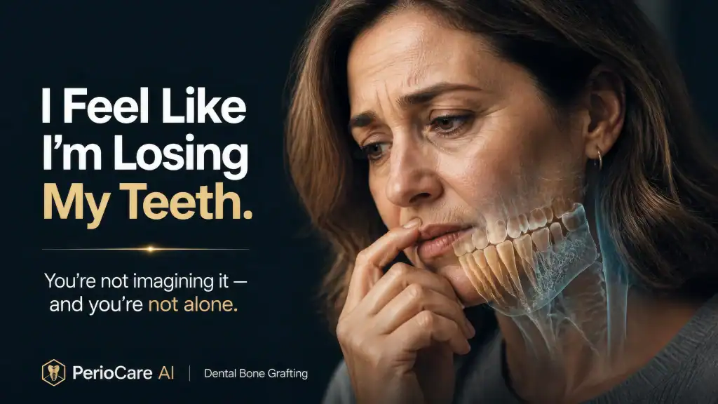 Healthy gums and dental bone grafting for receding gums and periodontal health.