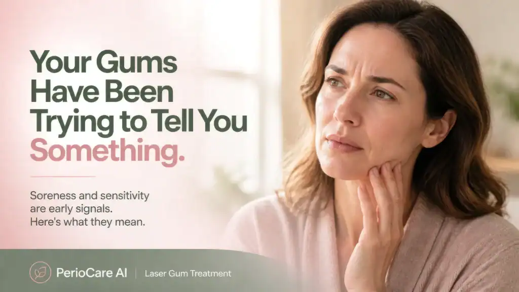 My gums feel sore and sensitive lately