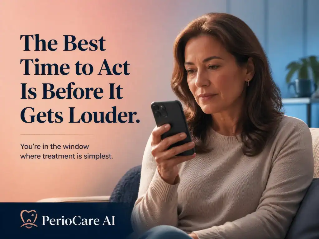 Sensitive teeth and gum pain require prompt attention; discover AI-driven periodontal care solutions.